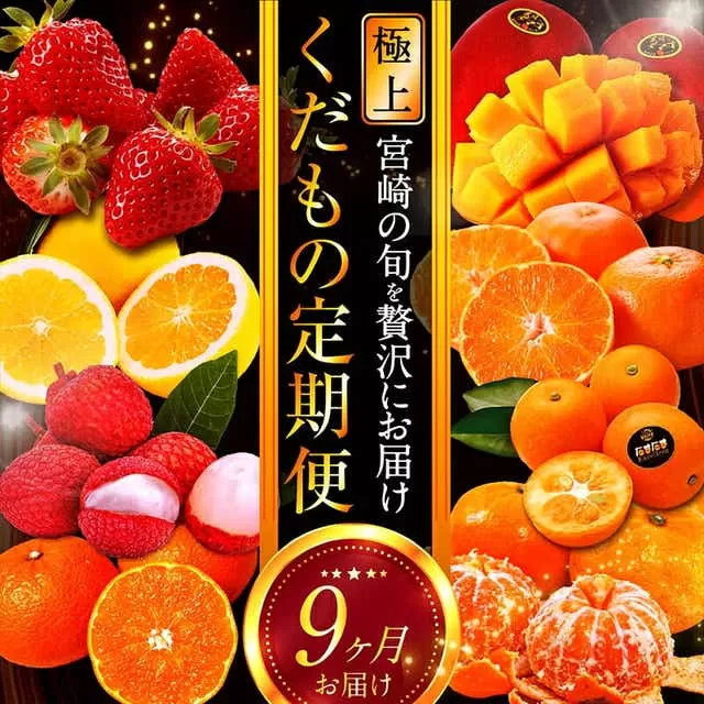 青果店厳選！「くだもの定期便Vol.3」（全9回）_M153-007