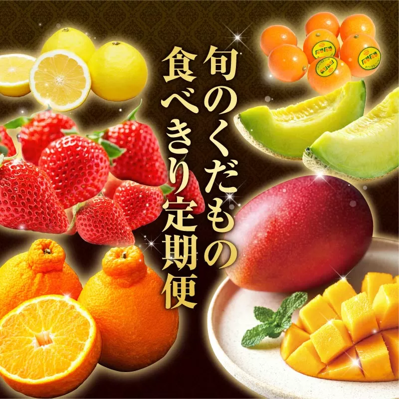 《2026年発送先行予約》【数量・期間限定】旬のくだもの食べきり定期便_M153-T039