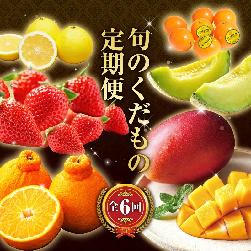 《2026年発送先行予約》【数量・期間限定】旬のくだもの定期便【全6回】_M153-T040