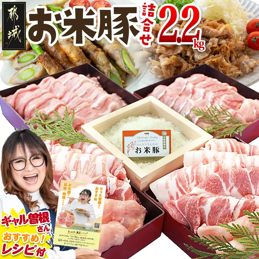 お米豚2.2kgセット_14-3101