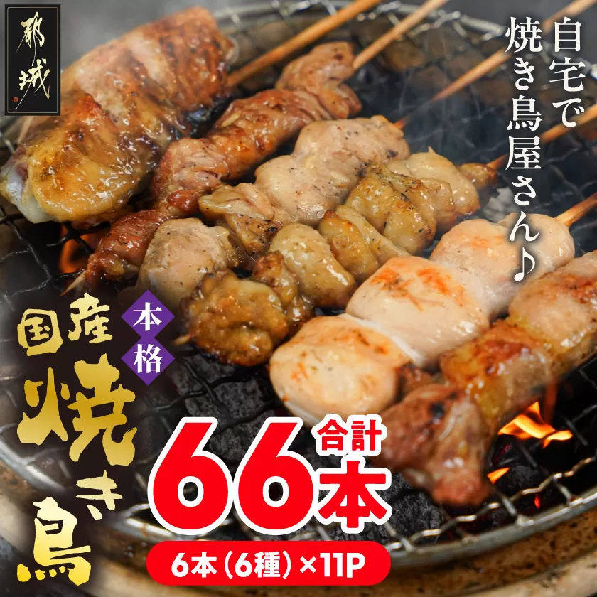 職人串打ちの本格焼き鳥66本!!_MJE-33-014-66