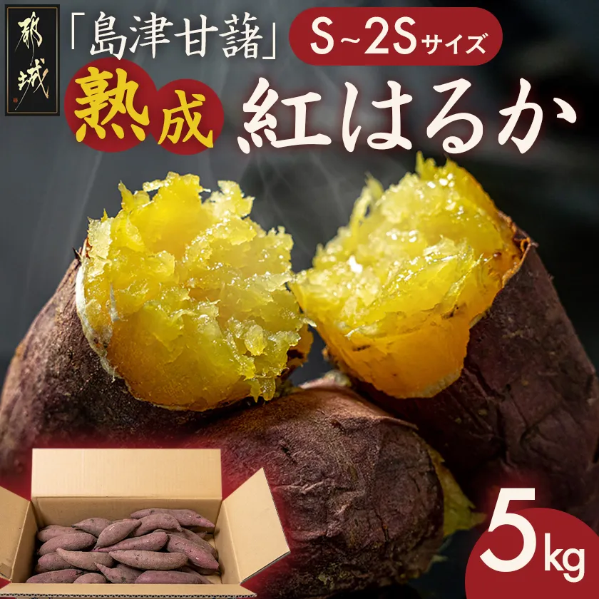 島津甘藷　熟成紅はるか 5kg(S～2S)_LE-A7-001-5kg-m