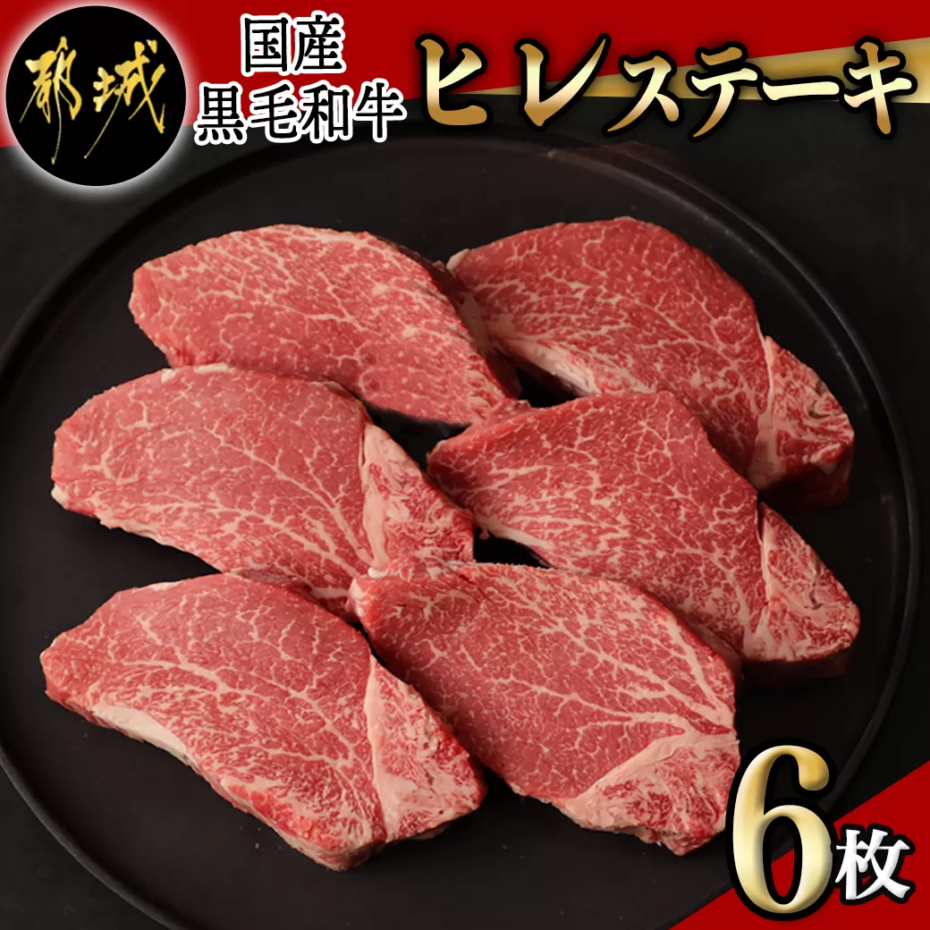 【国産黒毛和牛】ヒレステーキセット 100g×6枚_AG-E902