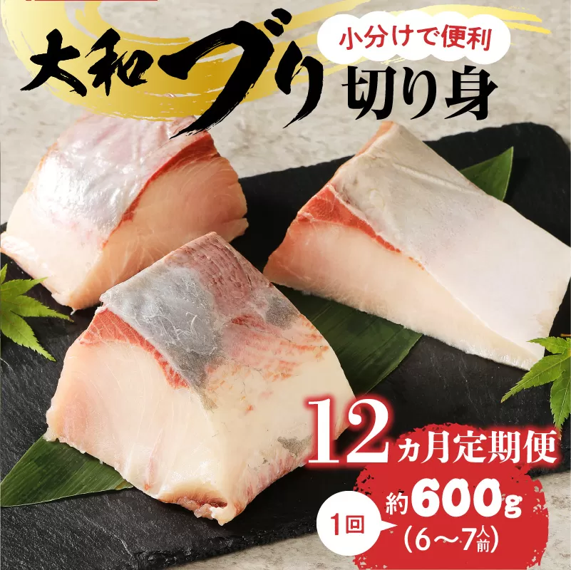 【12ヵ月定期便】大和海商 大和ブリの切り身 N072-YG0184