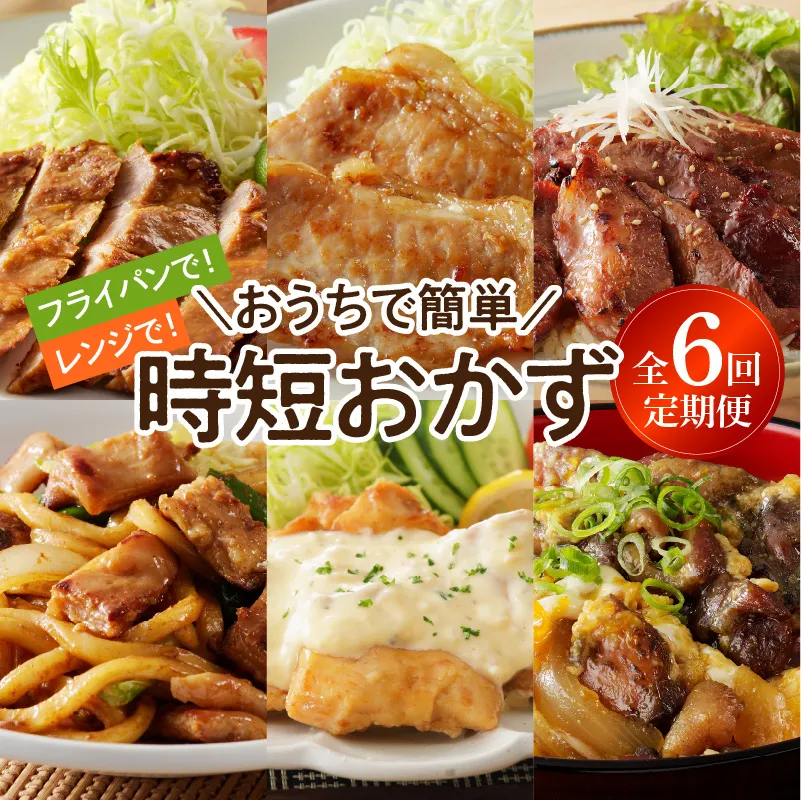 おうちで簡単時短おかず6回定期便 N061-YZD052