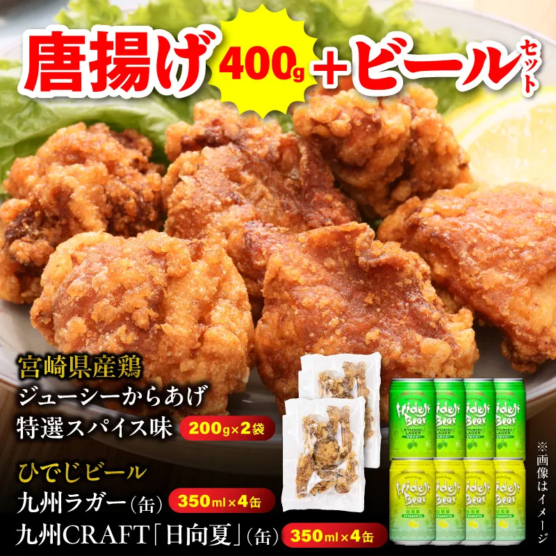【まいふる限定】ビール各2本＋唐揚げセット N0214-YA984
