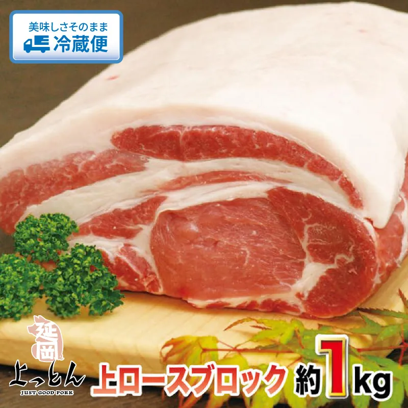 延岡よっとん 上ロースブロック約1kg N003-YB129