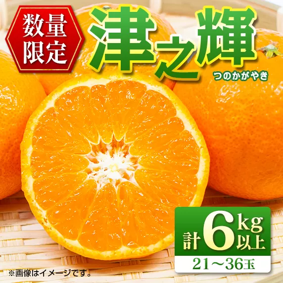 先行予約 津之輝 つのかがやき 6kg以上 (2kg×3箱) 希少 期間限定 数量限定 フルーツ 果物 くだもの 柑橘 みかん 令和8年発送 国産 食品 おすすめ デザート おやつ みかんジュース フルーツサンド ギフト 贈り物 贈答 おすそ分け 宮崎県 日南市 送料無料_D90-24