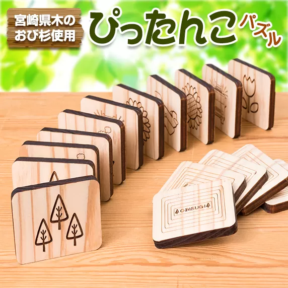 木の温もり 知育玩具 おもちゃ ぴったんこ パズル 飫肥杉 おび杉 雑貨 日用品 国産 ゲームボード おうち遊び ベビー用品 安全 リラックス 幼児 キッズ 脳トレ おすすめ ギフト プレゼント 贈り物 贈答品 お祝い 遊び道具 記念品 宮崎県 日南市 送料無料_BB113-23
