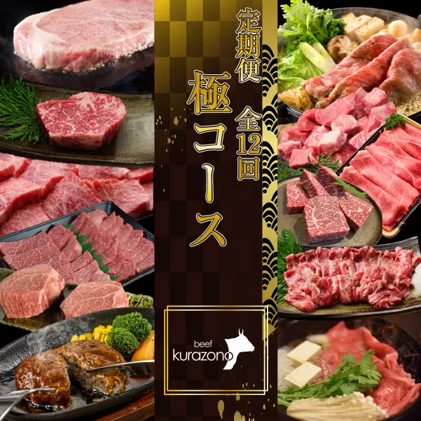 【お肉の定期便】百名店 極コース 全12回（牛肉 和牛 黒毛和牛 宮崎牛 ステーキ シャトーブリアン モモ サーロイン 赤身 定期便）