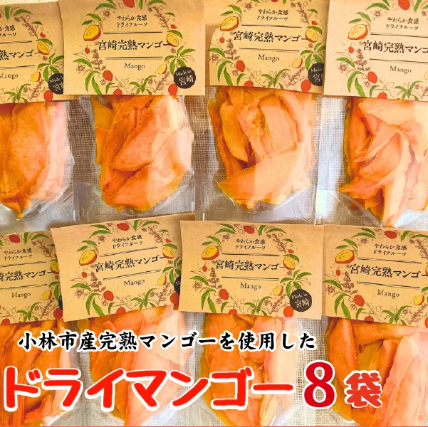 【旬の果物100％】果物好きのためのドライフルーツ　宮崎完熟マンゴーセット