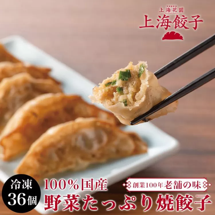 餃子 宮崎 上海花園 特製餃子 36個 [サニーガーデン 宮崎県 日向市 452061171] ぎょうざ 冷凍 おかず おつまみ 惣菜 ご飯のお供 小分け 個包装