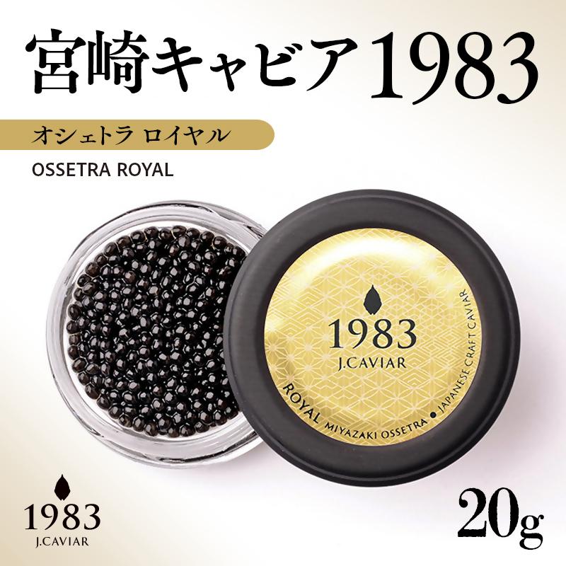 宮崎キャビア MIYAZAKI CAVIAR1983オシェトラロイヤル 20g「国産」ジャパンキャビア＜25-25a＞