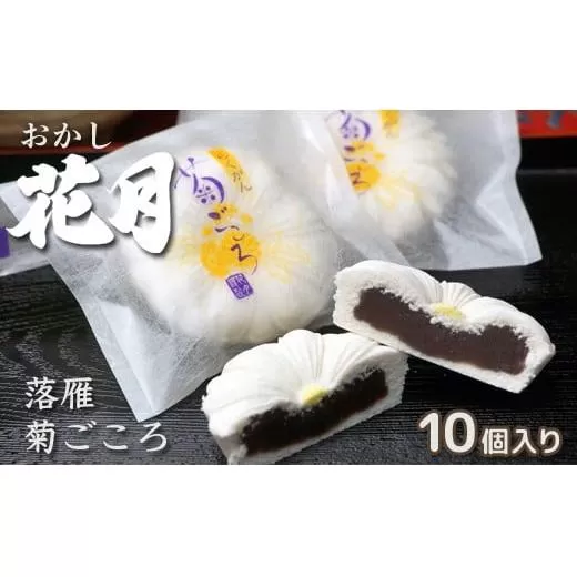 しっとり柔らか伝統和菓子「らくがん」10個入り『おかし花月』[1-54]お菓子 菓子 おやつ デザート 西都市 宮崎県 贈答用