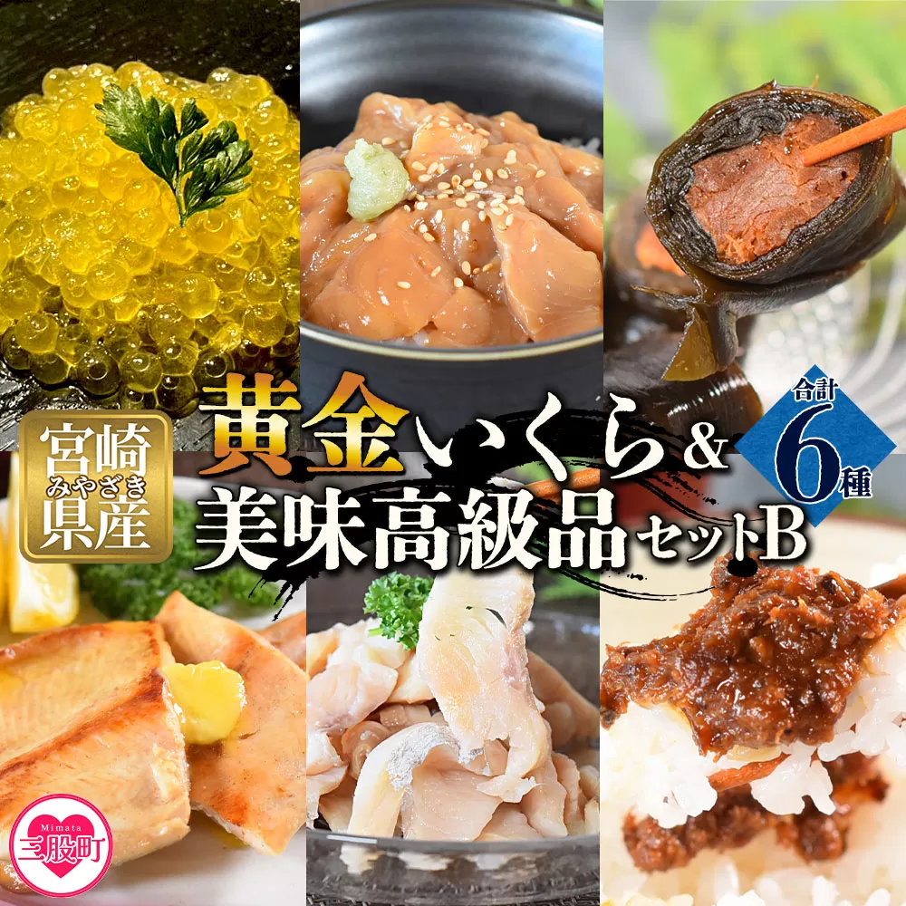【先行予約】<黄金イクラと美味高級品セットB>(6種)黄金イクラやヤマメなどを詰め合せ!【B-0207-sk】【有限会社しゃくなげの森】