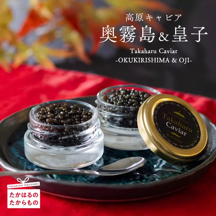 Takaharu Caviar(たかはるキャビア)贅沢2種食べ比べセット フレッシュキャビア「皇子」&熟成キャビア「奥霧島」 [詰め合わせ 高級 国産 バエリ ギフト 贈答 贈り物 プレゼント 化粧箱付き いこいの家] TF0517