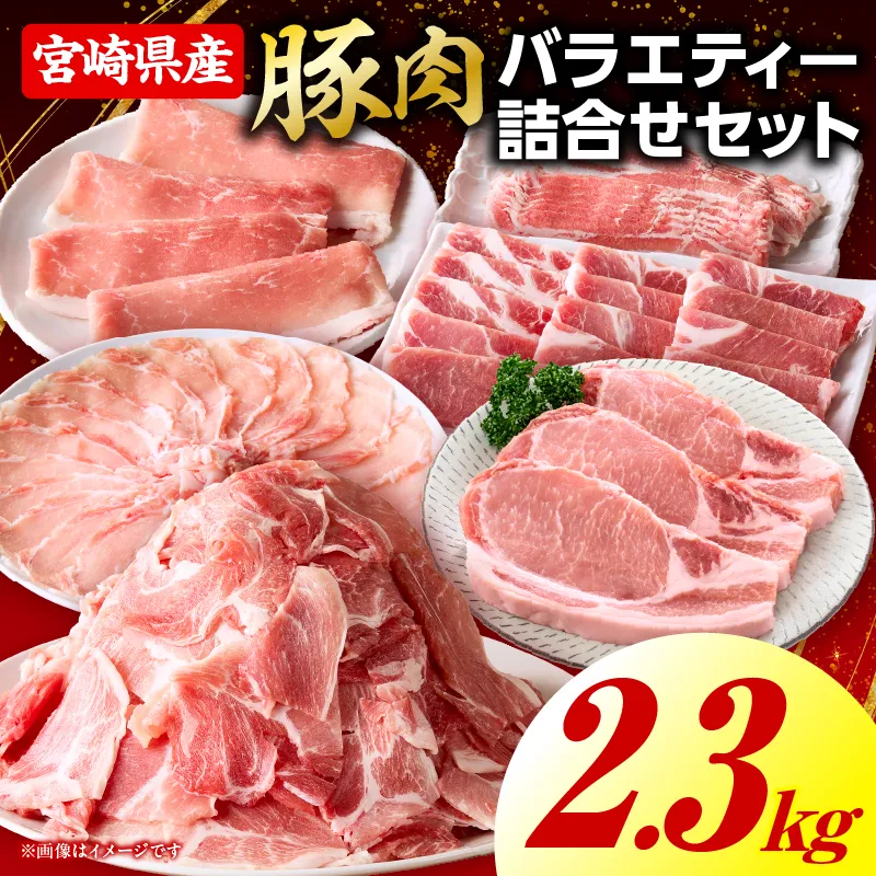 豚肉バラエティー詰合せセット【2.3kg】