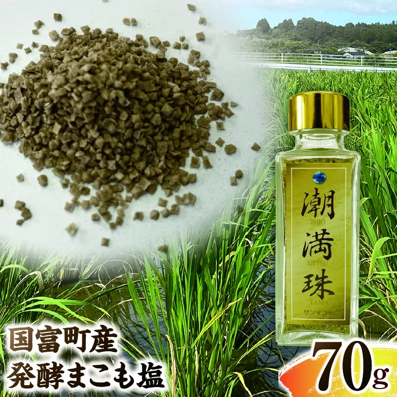 国富町産 発酵まこも塩 70g(70g×1)