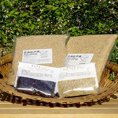 完全自然米 5kg【玄米】＋古代米セット_A0038-014
