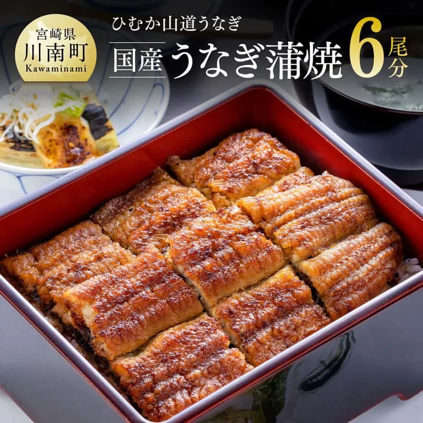 【名店の味！宮崎県産鰻】 ひむか山道うなぎ蒲焼６尾分（780ｇ以上） うなぎ 魚介類 国産 鰻 惣菜 かば焼き うなぎ