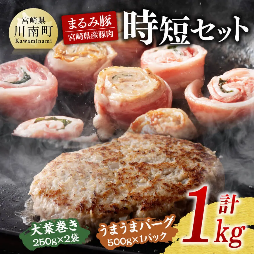 「まるみ豚」宮崎県産豚肉 時短セット 豚肉 豚 肉 国産 川南町 時短 セット 宮崎県産