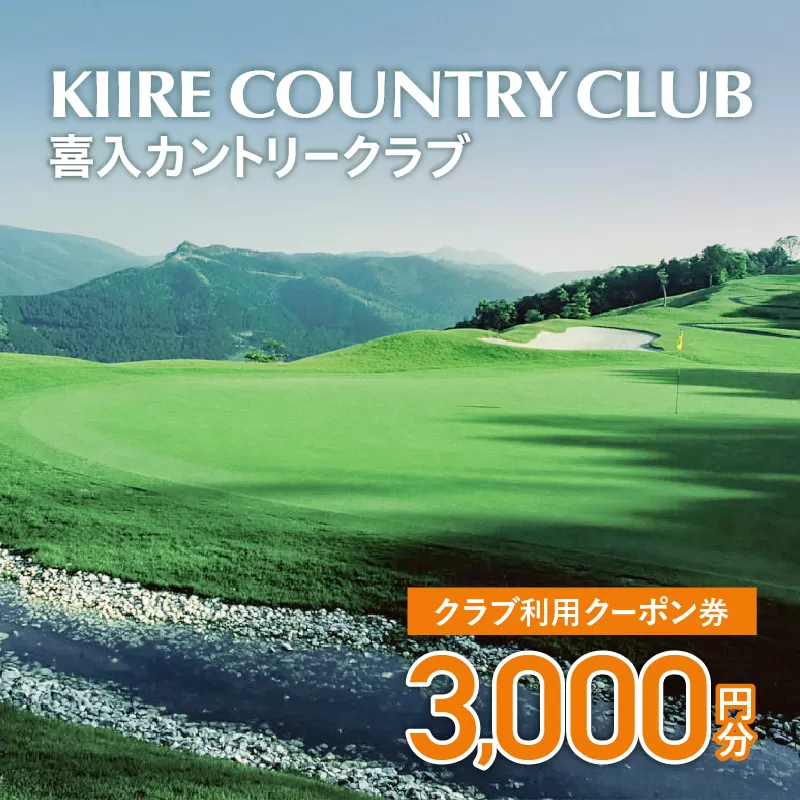 喜入カントリークラブ利用クーポン券（3,000円分）