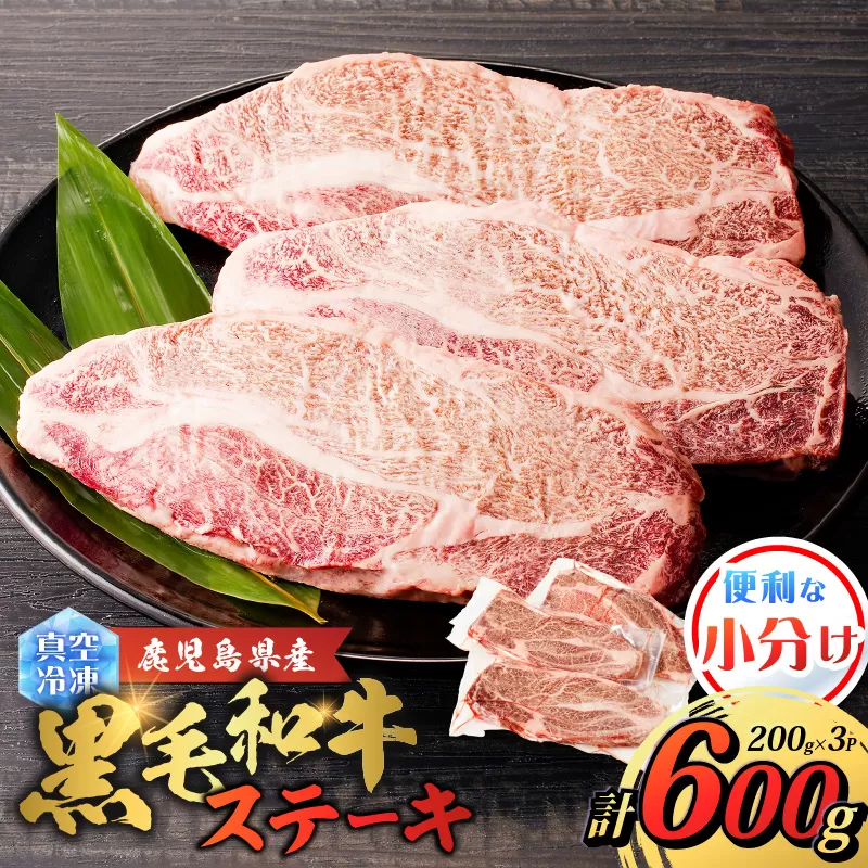 鹿児島県産 黒毛和牛ステーキ 600g