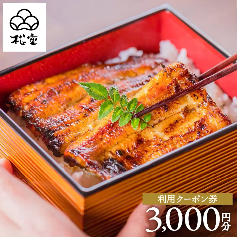 松重利用クーポン券（3,000円分）　K019-FT001