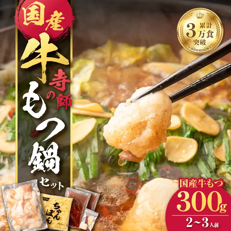 寺師の国産牛もつ鍋セット 2〜3人前