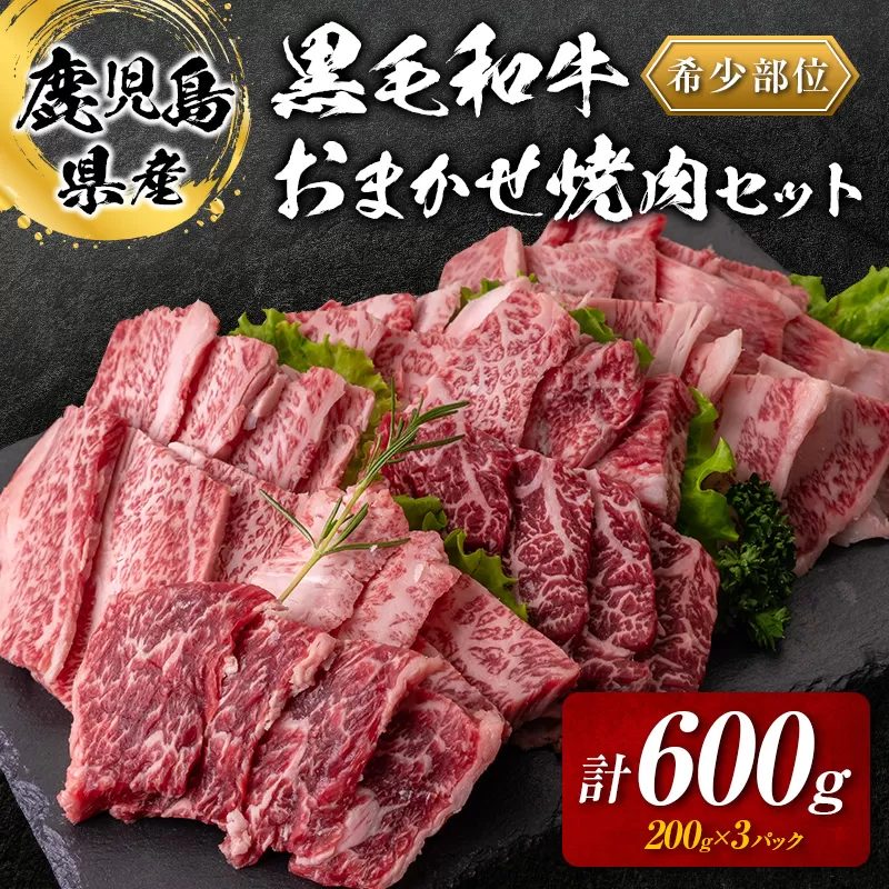 鹿児島県産黒毛和牛おまかせ焼肉600g