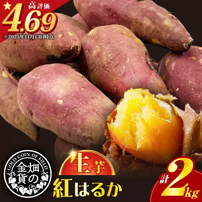 畑の金貨 生芋 紅はるか2kg