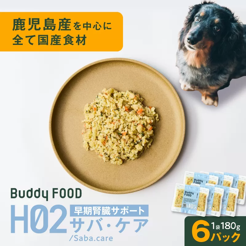 Buddy FOOD ヘルスケアプラス 早期腎臓サポートサバ・ケア×6パック
