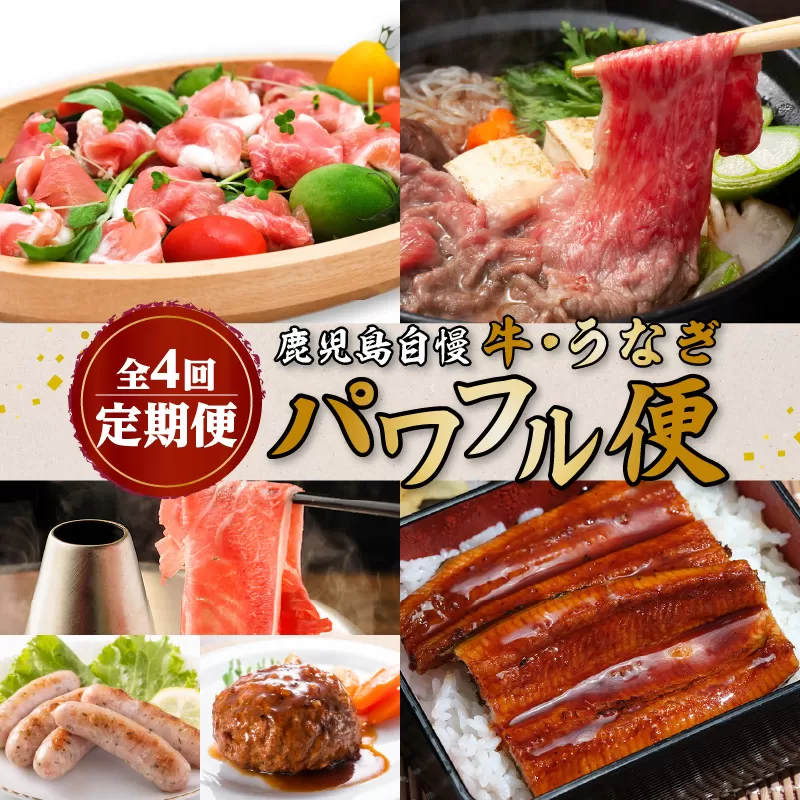【全4回】鹿児島自慢牛・うなぎ「パワフル便」