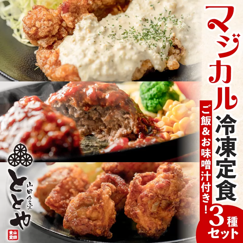 マジカル冷凍定食　3種セット