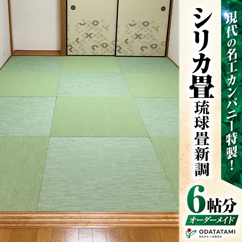 現代の名工カンパニー特製！シリカ畳琉球畳新調（畳半帖サイズ12枚）