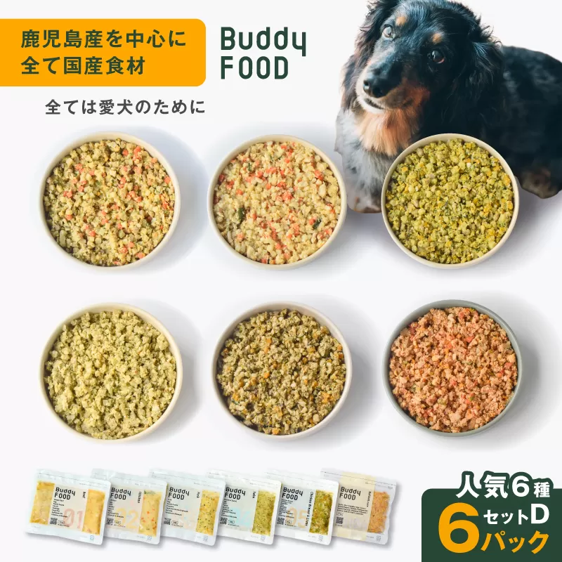 Buddy FOOD 人気6種 セットD