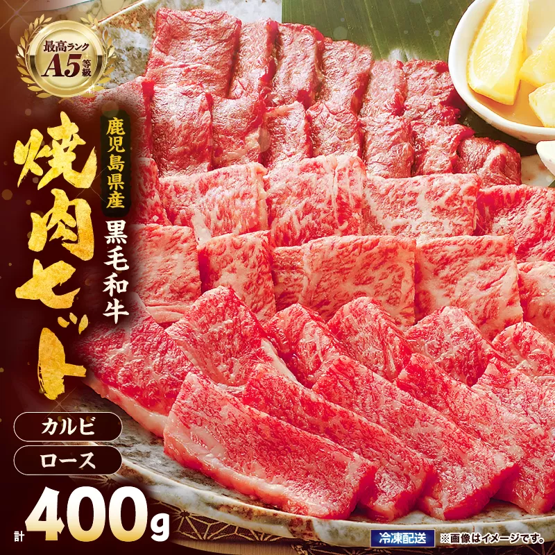 2634 A5等級鹿児島県産黒毛和牛カルビ&ロース焼肉セット