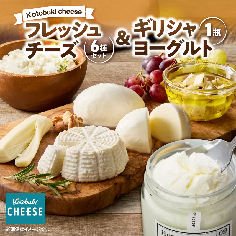 1128 フレッシュチーズ6種/ギリシャヨーグルトセット