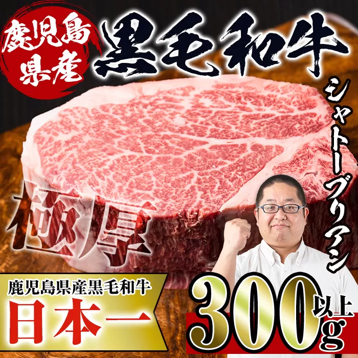 i216 鹿児島県産!黒毛和牛シャトーブリアン(300g以上)[スーパーよしだ]