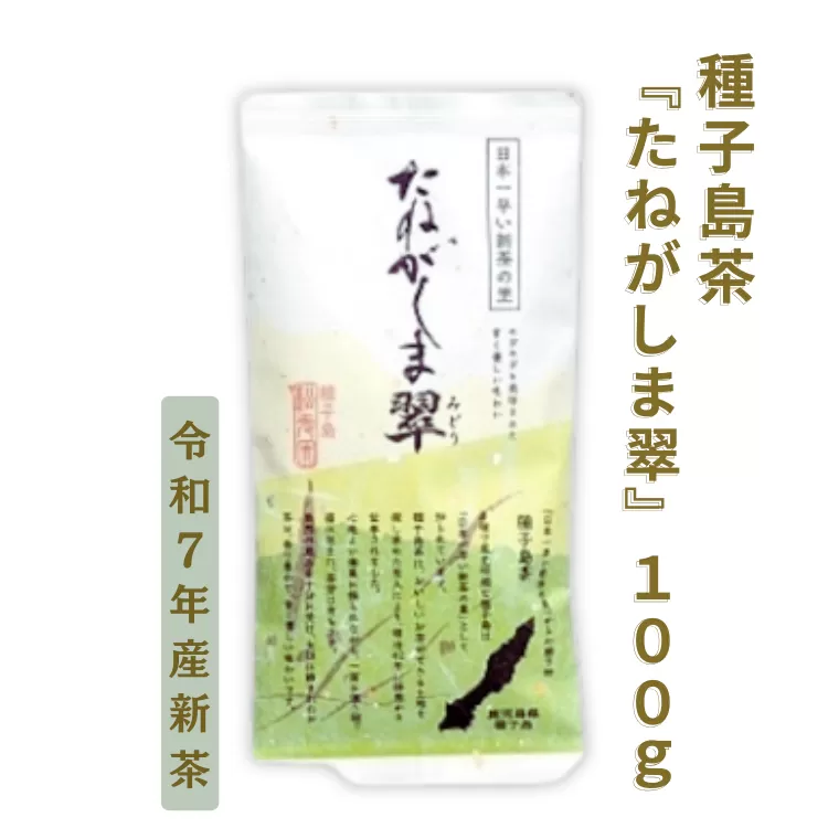 種子島 松寿園 特選 たねがしま翠 1袋　NFN615【125pt】// 新茶 緑茶