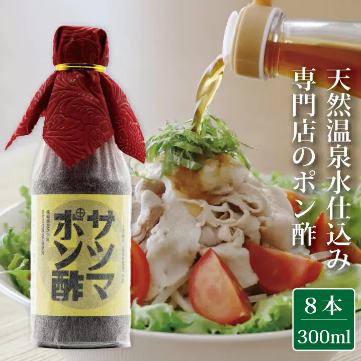 BS-216 【飲み干したくなる旨さ】サツマポン酢 8本 (鹿児島屋台村SATSUMA)甘口 調味料 ぽん酢