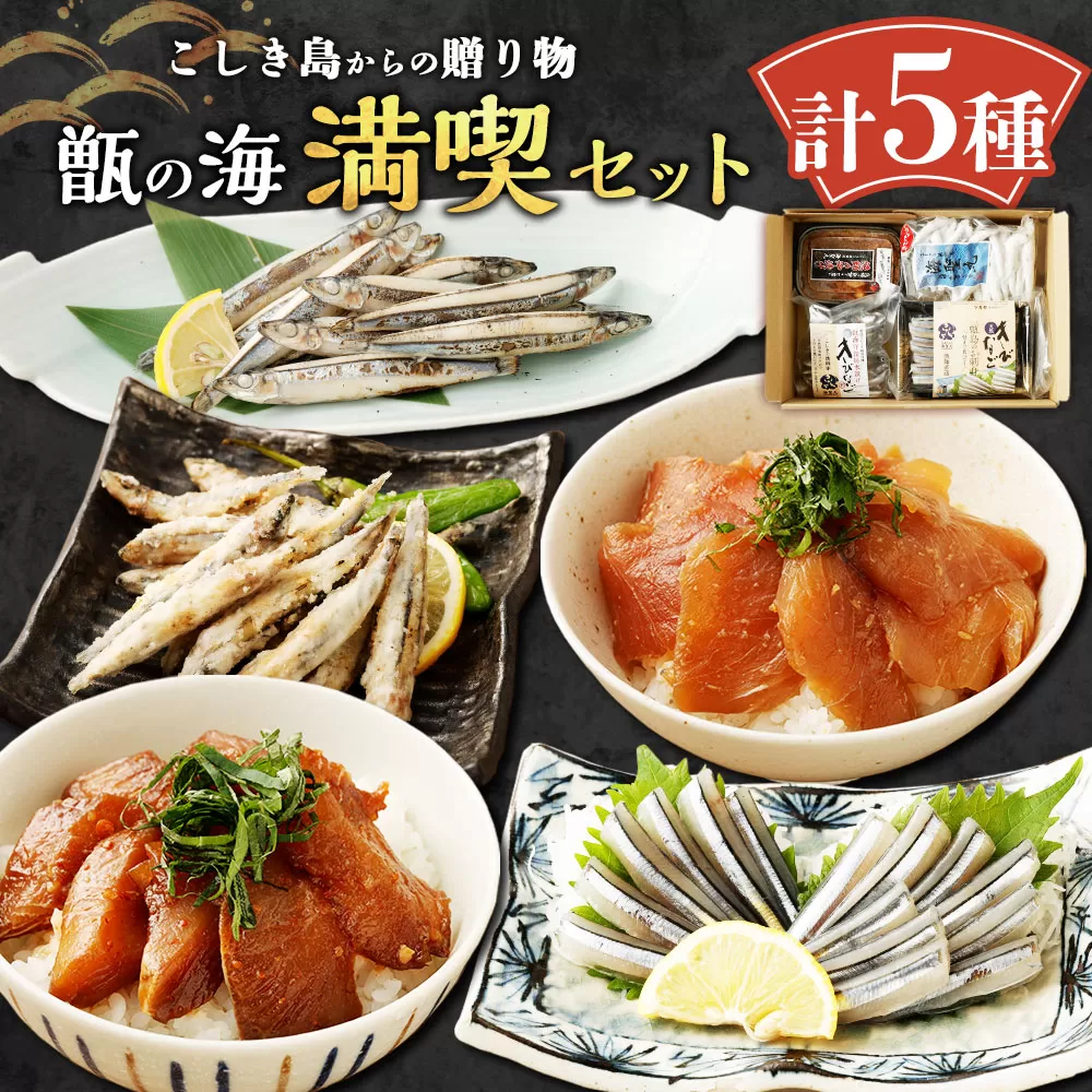 AS-2177 こしき島からの贈り物 甑の海 満喫セット きびなご 新鮮 刺し身 捕れたて 魚