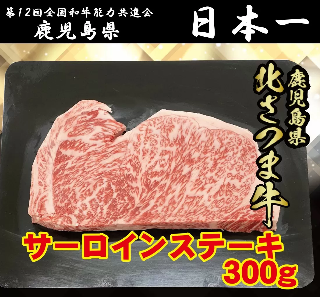 BS-305 北さつま牛 サーロインステーキ 300g