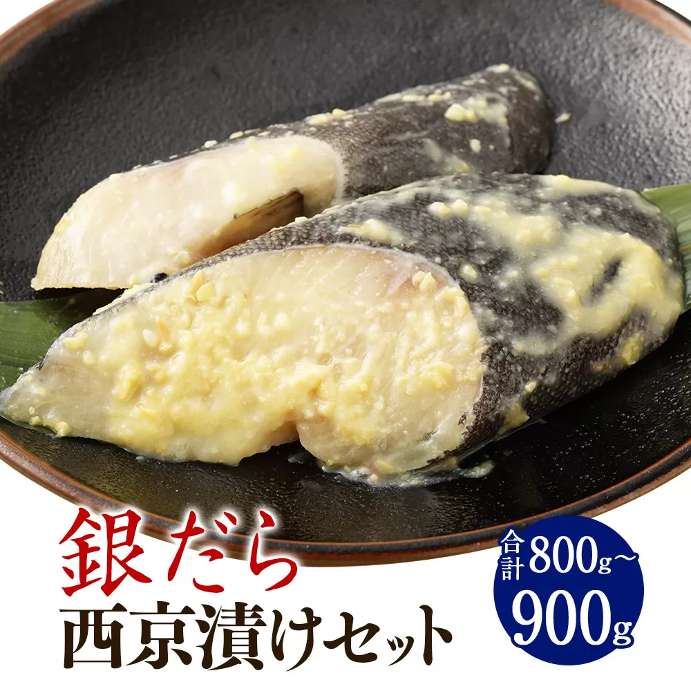AS-2155 銀だら 西京漬けセット（合計800g～900g）銀だら 銀鱈  西京漬け セット
