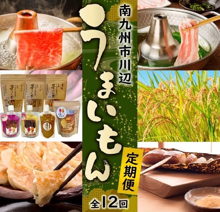 【全12回】南九州市川辺うまいもん定期便 MK-UK