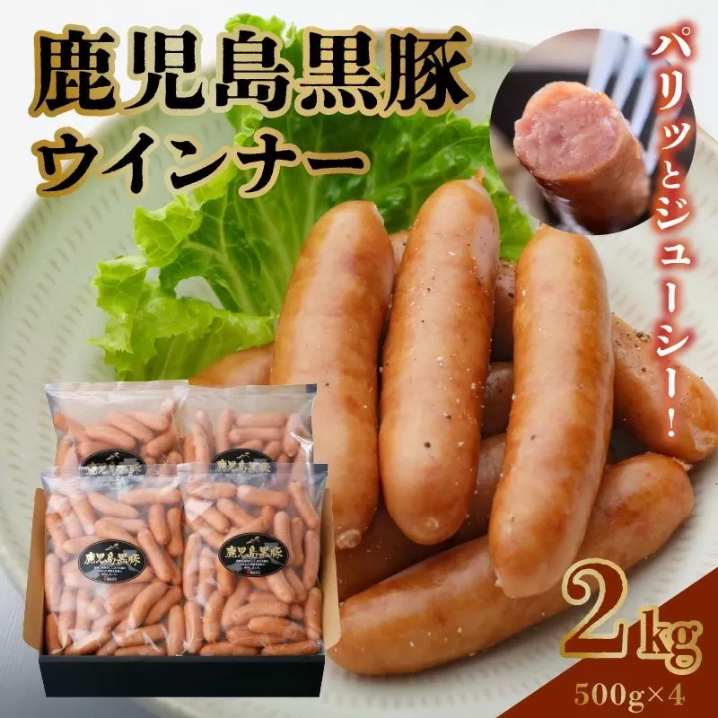 022-20 鹿児島黒豚ウインナー2kgセット