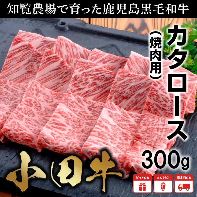 060-13 小田牛のカタロース焼肉用300g 