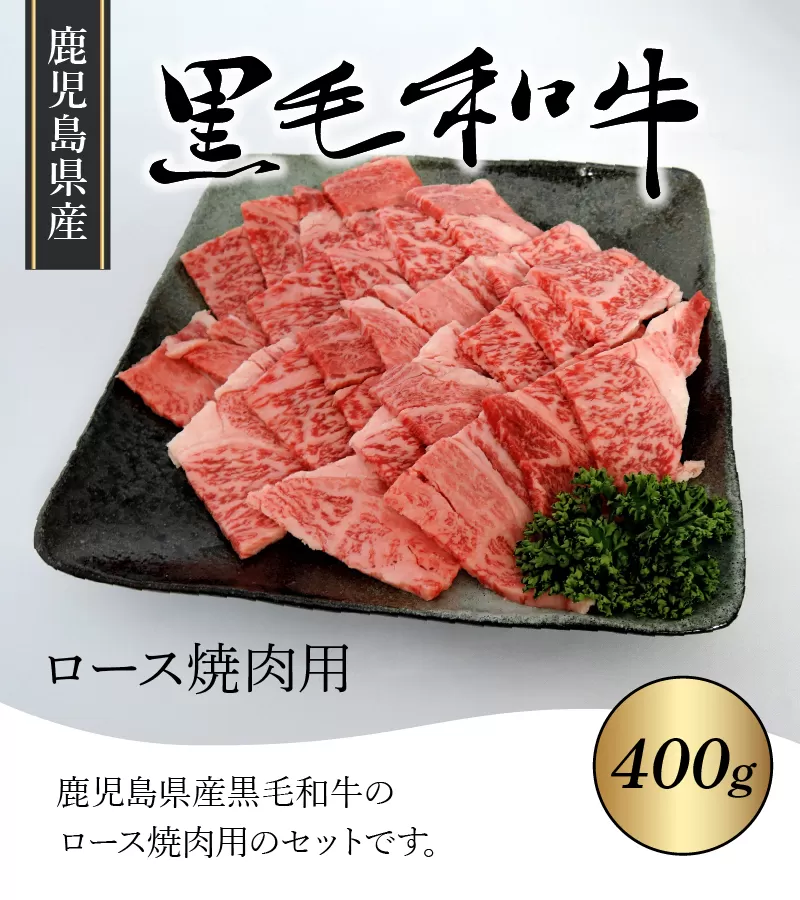 080-12 鹿児島県産黒毛和牛ロース焼肉用400g
