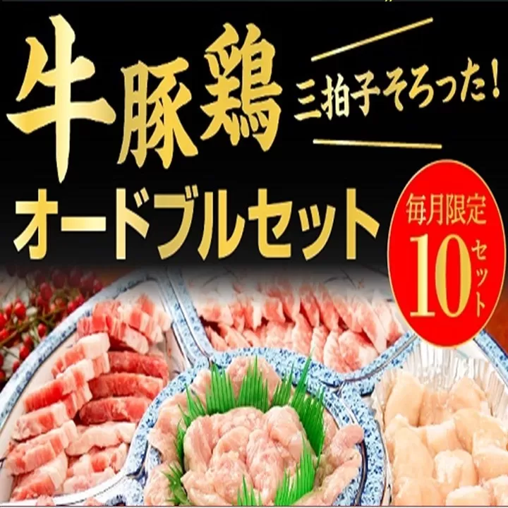 023-11 数量限定!牛豚鶏オードブルセット