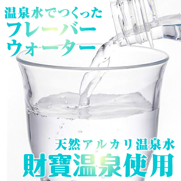 isa228 財寶温泉 レモン水(500ml×24本) レモンフレーバー ペット